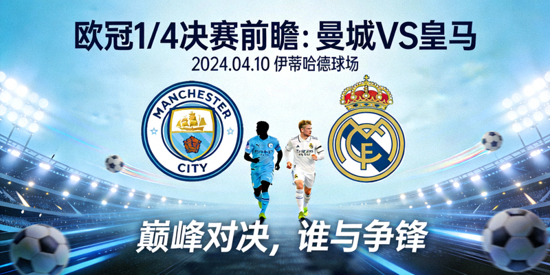 欧冠足球赛前前瞻曼城对阵皇马海报